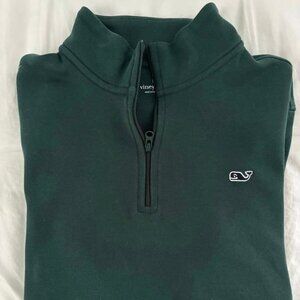 Vineyard Vines Green Boys Quarterzip Size XL / 18